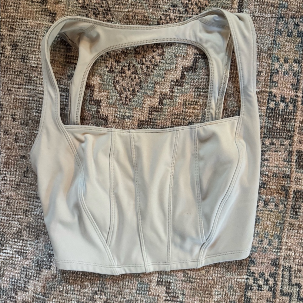 Free People Movement Square Neck Longline Sports Bra Size XS